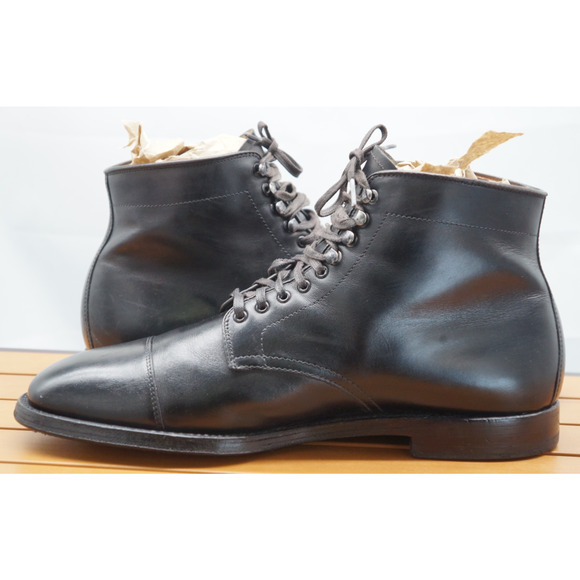 Alden Boots Straight Tip Boot 11 B/D Light Wear - Picture 12 of 16